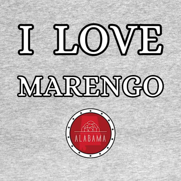 I LOVE MARENGO | Alabam county United state of america by euror-design